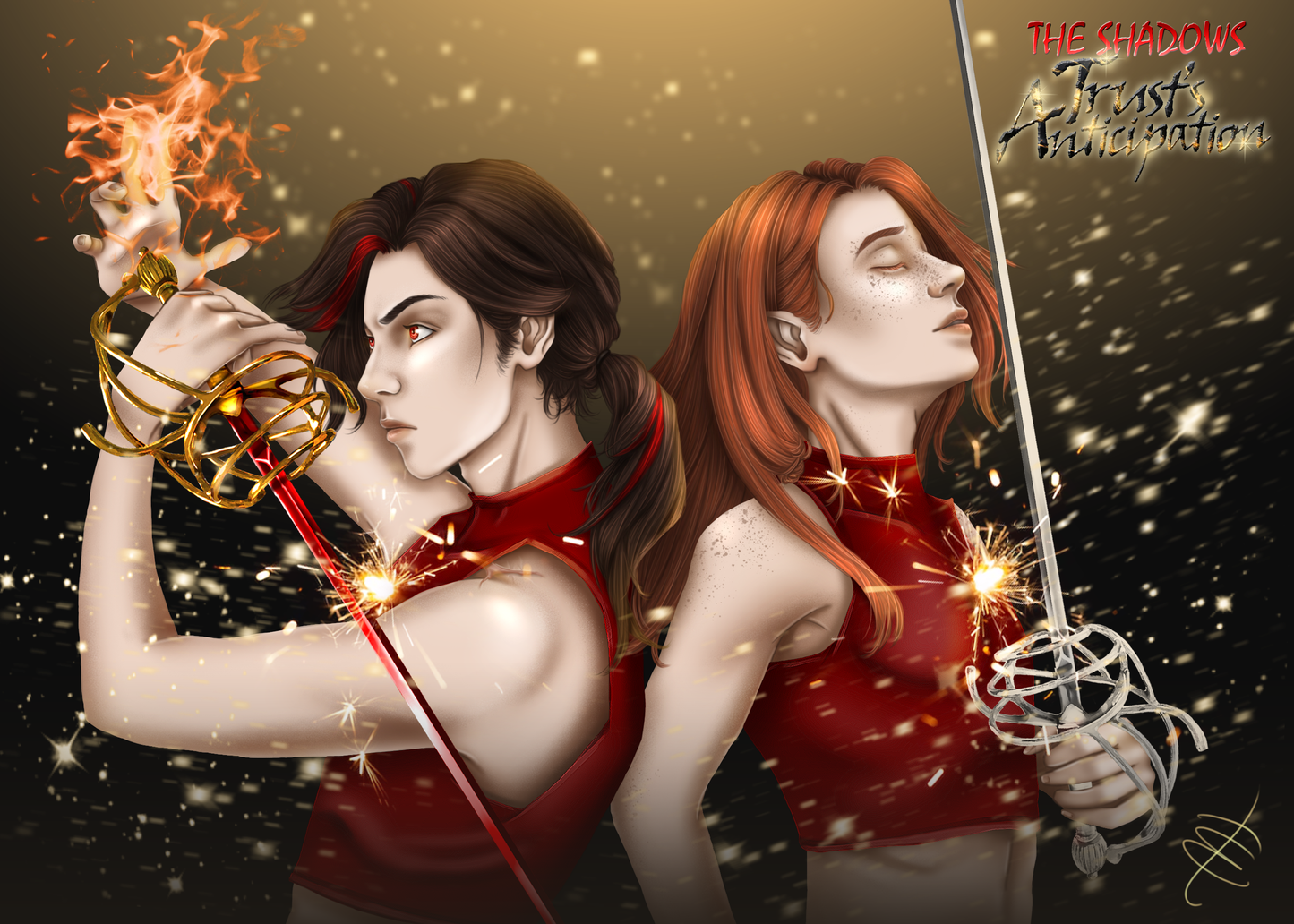 Mark and Irwin - Sparks print 5x7